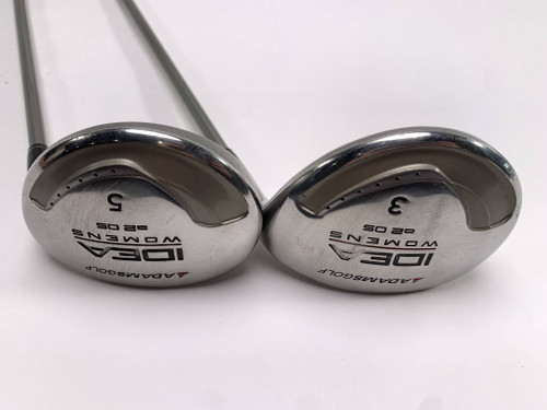 Adams Idea A2 OS 3 & 5 Fairway Wood Set 15* 18* Aldila Idea Womens RH, 1 of 12