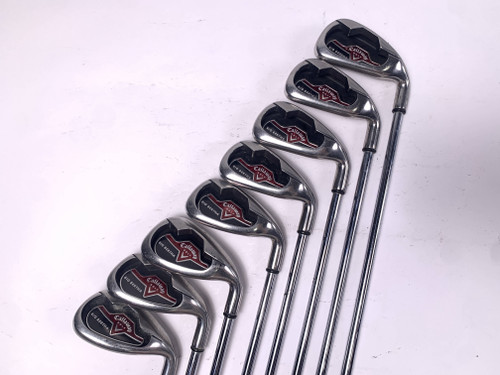 Callaway Big Bertha 2006 Iron Set 4-PW+SW Regular Steel Mens RH, 1 of 12 Callaway Big Bertha 2006 Iron Set 4-PW+SW Regular Steel Mens RH, 1 of 12