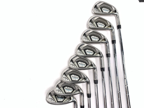 Callaway Rogue Iron Set 4-PW+GW KBS Tour-V Stiff Steel Mens RH, 1 of 12