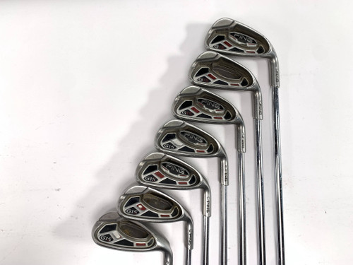 Ping G15 Iron Set 5-PW+SW White Dot 3* Up AWT Regular RH Midsize Grips, 1 of 12 Ping G15 Iron Set 5-PW+SW White Dot 3* Up AWT Regular RH Midsize Grips, 1 of 12