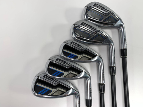 Adams Idea Womens 2014 Iron Set 6-PW Bassara 60x5ct 60g Regular Mens RH, 1 of 12