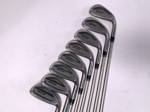 Ram Accubar Iron Set 4-PW+SW Accu Flex Tour Graphite Regular Graphite Mens RH, 1 of 12