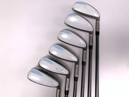 Tour Edge Bazooka Platinum Iron-Wood Iron Set 7-PW+GW+SW 62g Ladies RH, 1 of 12 Tour Edge Bazooka Platinum Iron-Wood Iron Set 7-PW+GW+SW 62g Ladies RH, 1 of 12