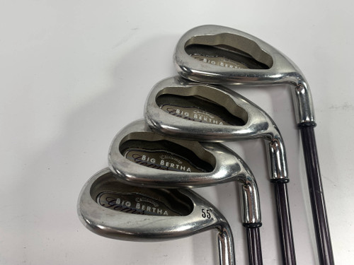 Callaway Big Bertha 2004 Iron Set 8-PW+SW Big Bertha Gems 65i 65g Ladies RH, 1 of 12 Callaway Big Bertha 2004 Iron Set 8-PW+SW Big Bertha Gems 65i 65g Ladies RH, 1 of 12