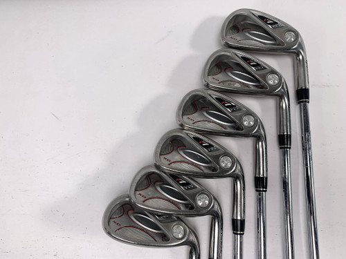 TaylorMade R7 XD Iron Set 5-PW+SW T-Step 90 Uniflex Steel Mens RH No 9 iron, 1 of 12