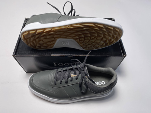 FootJoy Contour Casual Golf Shoes Charcoal Gray White Men's SZ 11.5 (54375), 1 of 12