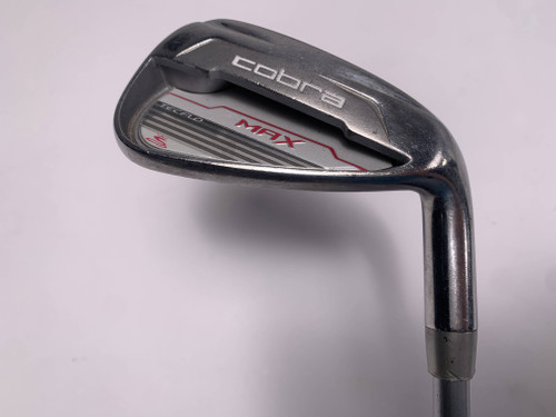 Cobra MAX Single 9 Iron White Tie X4 50g Ladies Steel Womens RH, 1 of 12