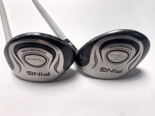 Ping Rhapsody 3 & 5 Fairway Wood Set 18* 22* ULT 129 Ultra Light Ladies RH, 1 of 12