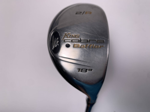 Cobra Baffler 2005 2 Hybrid 18* Aldila NV HL 65g Stiff Graphite Mens RH, 1 of 12