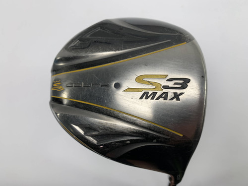 Cobra S3 Max Driver 10.5* Fujikura Blur Regular Graphite Mens RH Oversize Grip, 1 of 12