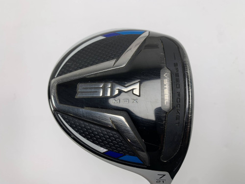 TaylorMade SIM MAX 7 Fairway Wood 21* Aldila NV Blue 45g Ladies RH, 1 of 12