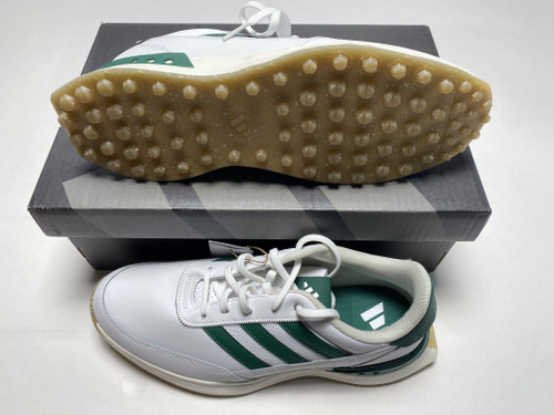 Adidas S2G SL Leather 24 Golf Shoes White Green Men's SZ 11 (IF0299), 1 of 12