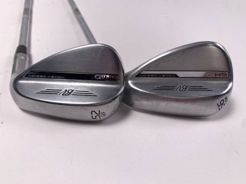 Titleist Vokey SM10 Tour Chrome Wedge Set 52* 12 | 56* 8 Wedge Steel Mens RH, 1 of 12