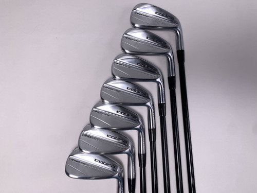 Cobra KING Tec 2025 Iron Set 4-PW MMT 304SS 105g Stiff Graphite Mens RH, 1 of 12 Cobra KING Tec 2025 Iron Set 4-PW MMT 304SS 105g Stiff Graphite Mens RH, 1 of 12