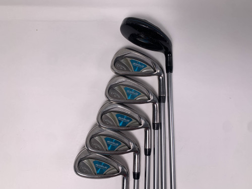 Callaway Rogue Hybrid Iron Set 5H 6-PW Aldila Quaranta 40g Ladies RH, 1 of 12