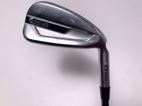 Ping G700 Single 6 Iron Orange Dot 2* Flat TFC 80 i Senior Graphite Mens RH, 1 of 12