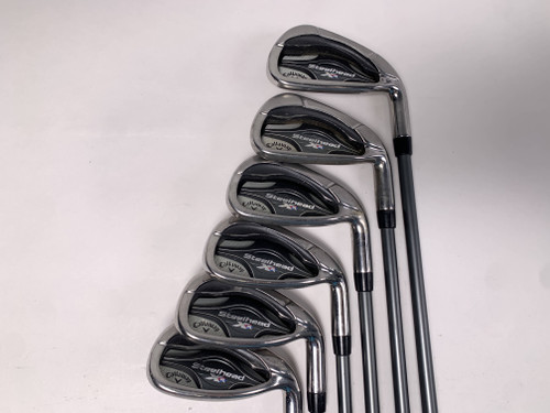 Callaway Steelhead XR Iron Set 6-PW+GW Matrix Ozik Program F15 55g Senior RH, 1 of 12