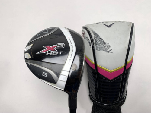 Callaway X2 Hot 5 Fairway Wood 18* Aldila Tour ATX Ladies Graphite Womens RH HC, 1 of 12
