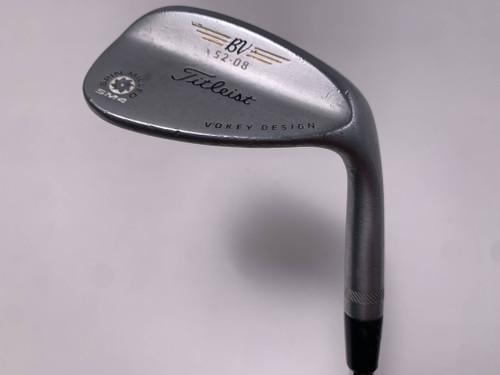 Titleist Vokey Spin Milled SM4 Chrome Gap Wedge GW 52* 8 Wedge Steel Mens RH, 1 of 12 Titleist Vokey Spin Milled SM4 Chrome Gap Wedge GW 52* 8 Wedge Steel Mens RH, 1 of 12