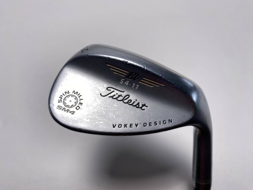 Titleist Vokey Spin Milled SM4 Chrome Sand Wedge SW 54* 11 DG S200 Wedge Mens RH, 1 of 12 Titleist Vokey Spin Milled SM4 Chrome Sand Wedge SW 54* 11 DG S200 Wedge Mens RH, 1 of 12