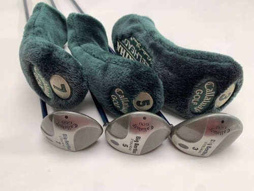 Callaway Steelhead Wood Set 3 5 7 | 15* 18* 21* Ladies Gems 99 Ladies RH HC, 1 of 12