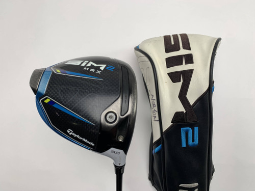 TaylorMade SIM2 MAX Driver 9* Tensei Blue Raw AV Series 60g Stiff RH HC, 1 of 12