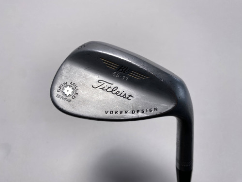 Titleist Vokey Spin Milled SM4 Chrome Sand Wedge SW 56* 11 Wedge Mens RH, 1 of 12