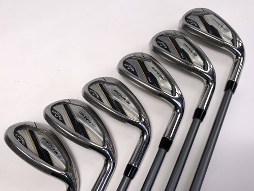 Callaway Mavrik Max Iron Set 7-PW+GW+SW Project X Catalyst 5.0 55g Senior RH, 1 of 12