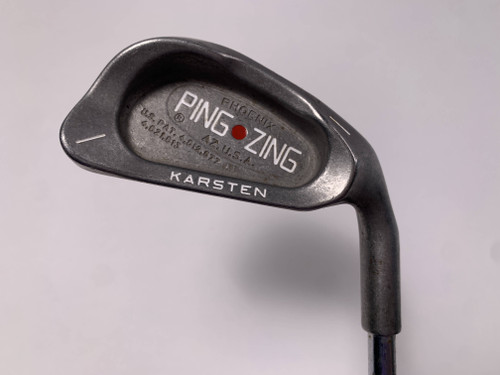 Ping Zing Single 1 Iron Red Dot 1* Flat Karsten JZ Stiff Steel Mens RH, 1 of 12