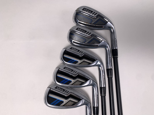 Adams Idea 2014 Iron Set 6-PW Bassara 55x5ct 55g Senior Graphite Mens RH, 1 of 12