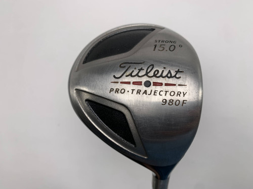 Titleist 980 F Strong Fairway Wood Strong 15* Speeder Stiff Graphite Mens RH, 1 of 12
