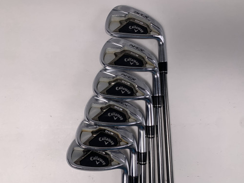 Callaway Apex DCB 21 Iron Set 6-PW+GW RCH 65 Senior Graphite Mens RH, 1 of 12
