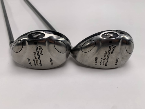 Cobra Baffler DWS 3 & 4 Hybrid Set 20* 23* Aldila NV HL 65g Stiff Mens RH, 1 of 12