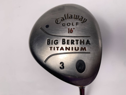 Callaway Big Bertha Titanium 3 Fairway Wood 16* RCH 75w Regular Graphite Mens RH, 1 of 12