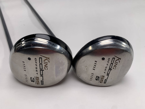 Cobra SS Hyper Steel Offset 3 & 5 Fairway Wood Set 15* 18* Ladies RH, 1 of 12