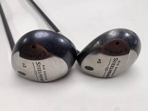 Callaway Steelhead III 3 & 5 Fairway Wood Set 15* 18* System III Senior RH, 1 of 12