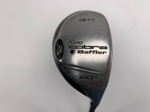 Cobra Baffler 2005 3 Hybrid 20* Aldila NV HL 65g Stiff Graphite Mens RH, 1 of 12