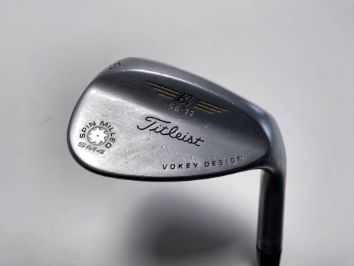 Titleist Vokey Spin Milled SM4 Chrome Sand Wedge SW 56* 11 Tour AD 50i Ladies RH, 1 of 12 Titleist Vokey Spin Milled SM4 Chrome Sand Wedge SW 56* 11 Tour AD 50i Ladies RH, 1 of 12