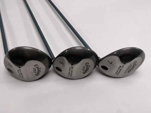 Callaway Big Bertha Warbird Wood Set 3 5 7 | 15* 18* 21* Ladies Gems Ladies RH, 1 of 12