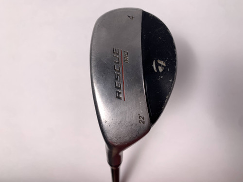 TaylorMade Rescue Mid 4 Hybrid 22* 65g Regular Graphite Mens LH, 1 of 12