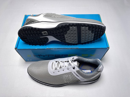 FootJoy Hyperflex Fitness Trainer Shoes White Gray Men's SZ 10.5 (62800), 1 of 12