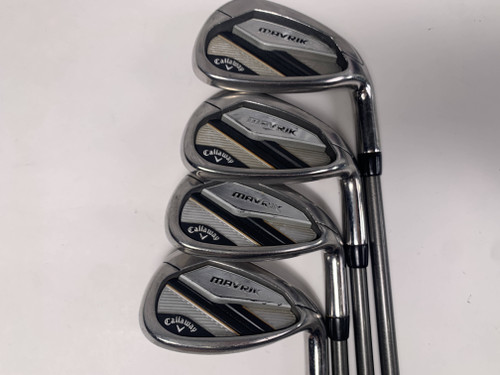 Callaway Mavrik Iron Set 8-PW+AW AeroTech SteelFiber i70 Regular Mens RH, 1 of 12 Callaway Mavrik Iron Set 8-PW+AW AeroTech SteelFiber i70 Regular Mens RH, 1 of 12