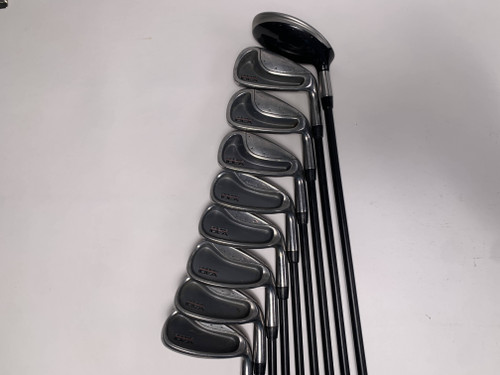 Adams Idea Hybrid Iron Set 4H 6-PW+AW+SW+LW Idea Regular Graphite Mens RH, 1 of 12 Adams Idea Hybrid Iron Set 4H 6-PW+AW+SW+LW Idea Regular Graphite Mens RH, 1 of 12