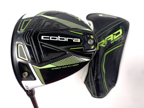 Cobra RAD Speed XB Driver 10.5* UST Mamiya Helium 3F2 Senior Graphite Mens LH HC, 1 of 12