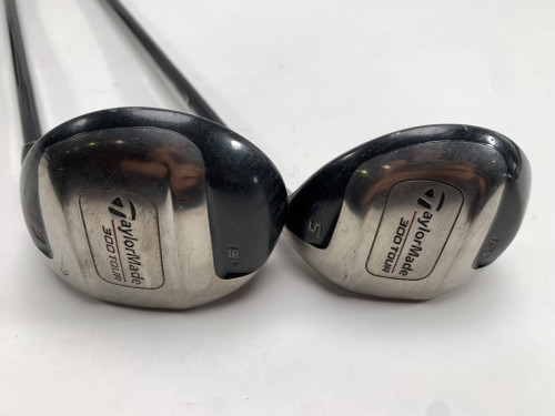 TaylorMade 300 Tour 3 & 5 Fairway Wood Set 15* 19* Tour 90g Stiff Mens RH, 1 of 12