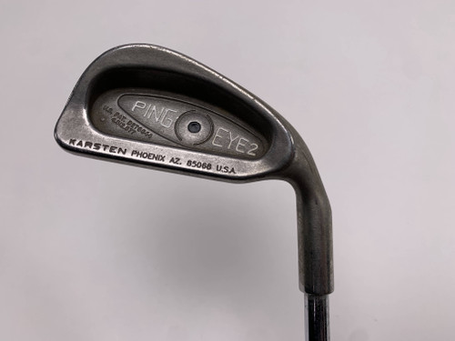 Ping Eye 2 Single 4 Iron Black Dot Karsten ZZ-Lite Regular Steel Mens RH, 1 of 12