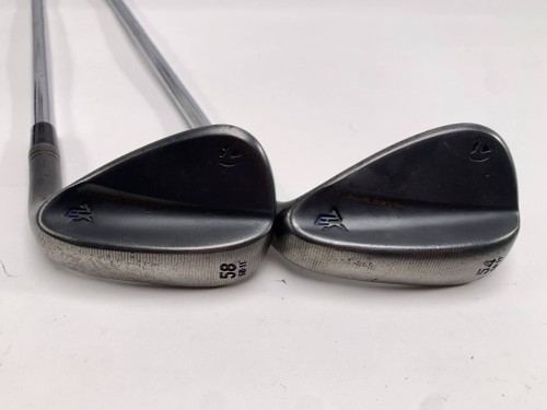 TaylorMade Milled Grind 3 Raw Black Wedge Set 54* 11 | 58* 1 DG S200 Mens RH, 1 of 12