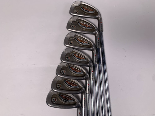 Ping i10 Iron Set 4-PW Red Dot 1* Flat AWT Stiff Steel Mens RH, 1 of 12