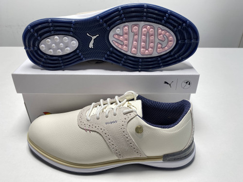 Puma X Arnold Palmer Avant Golf Shoes White Navy Men's SZ 9.5 (379854 01), 1 of 12 Puma X Arnold Palmer Avant Golf Shoes White Navy Men's SZ 9.5 (379854 01), 1 of 12
