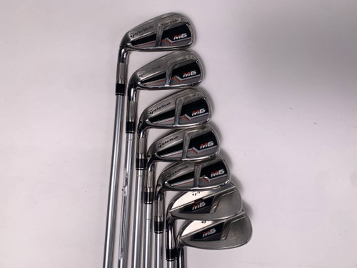TaylorMade M6 Iron Set 6-PW+GW+SW Ladies Graphite Womens LH, 1 of 12 TaylorMade M6 Iron Set 6-PW+GW+SW Ladies Graphite Womens LH, 1 of 12